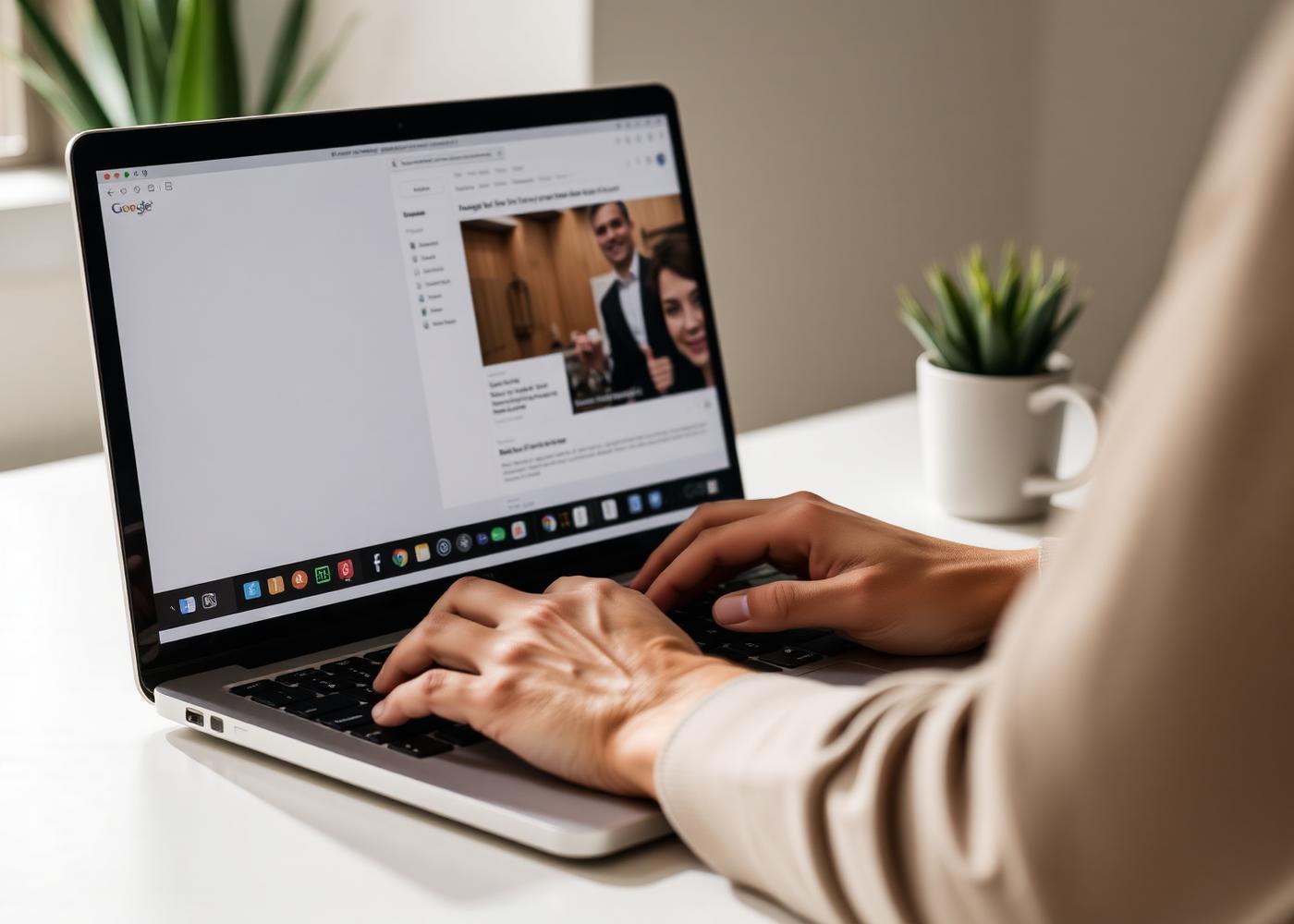 Modern technology workspace